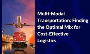 Multi-Modal Transportation